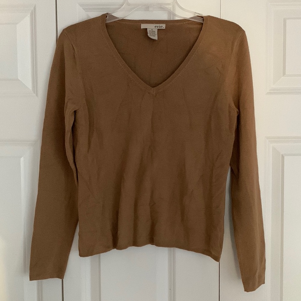 Evie tan sweater
